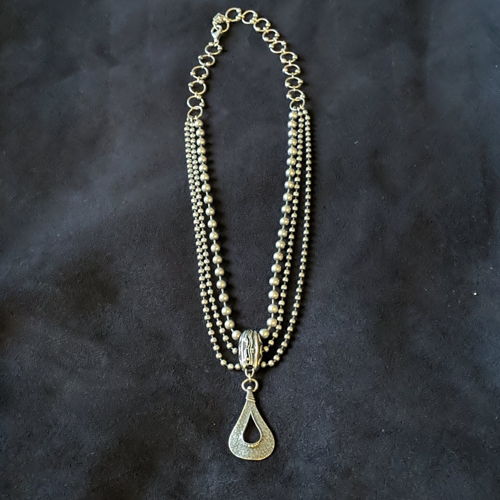 Silpada multi strand necklace